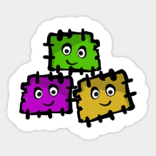 Cute Faces Sticker